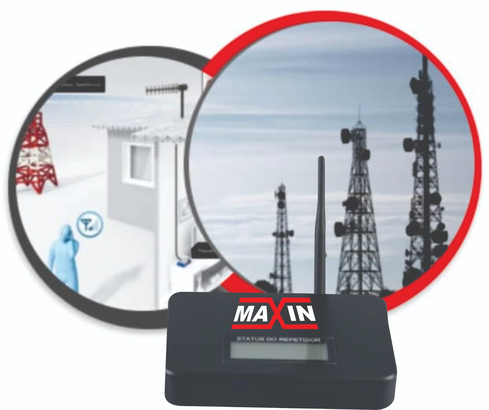 Maxin Amplificador/Repetidor de Sinal